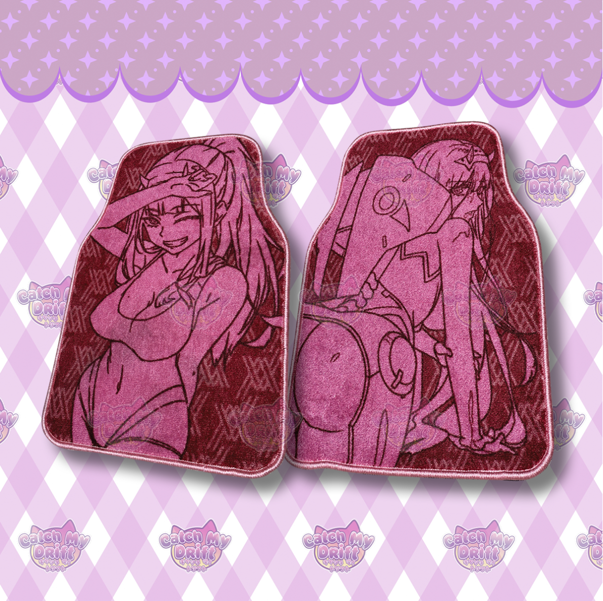 Zero Two Car Floor Mat Set