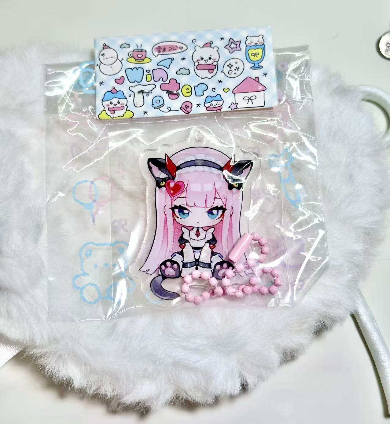 Chibi Maid Zero Two Acrylic Keychain