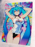 Midori Michief Miku Flag (AVAILABLE ON mischiefmakers.us)