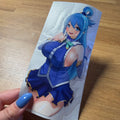 Aqua Shh Vinyl Sticker
