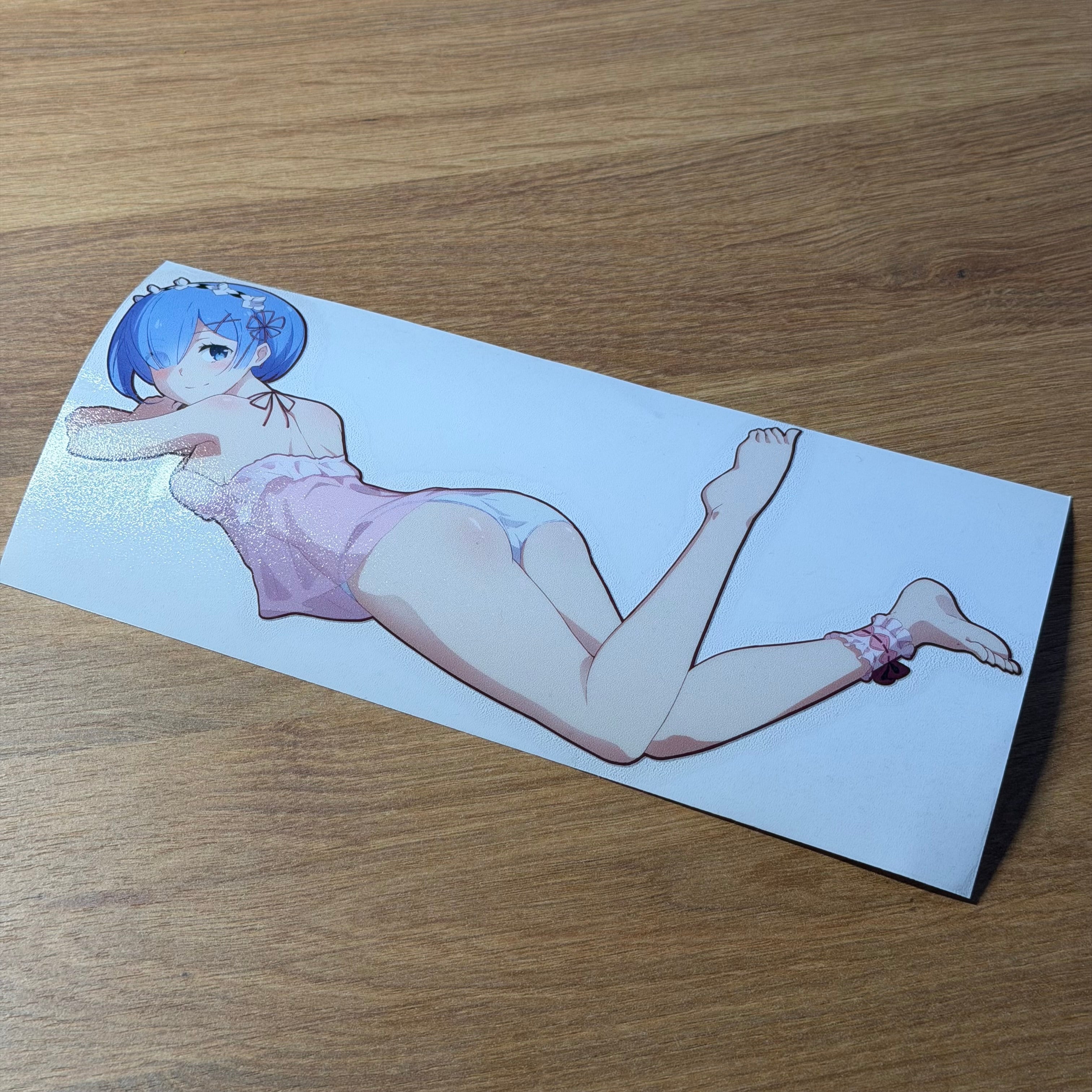 Lingerie Rem Vinyl Sticker