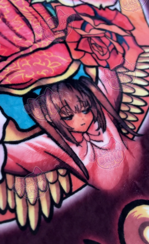 Kawaii GUADALUPE Fleece Blanket