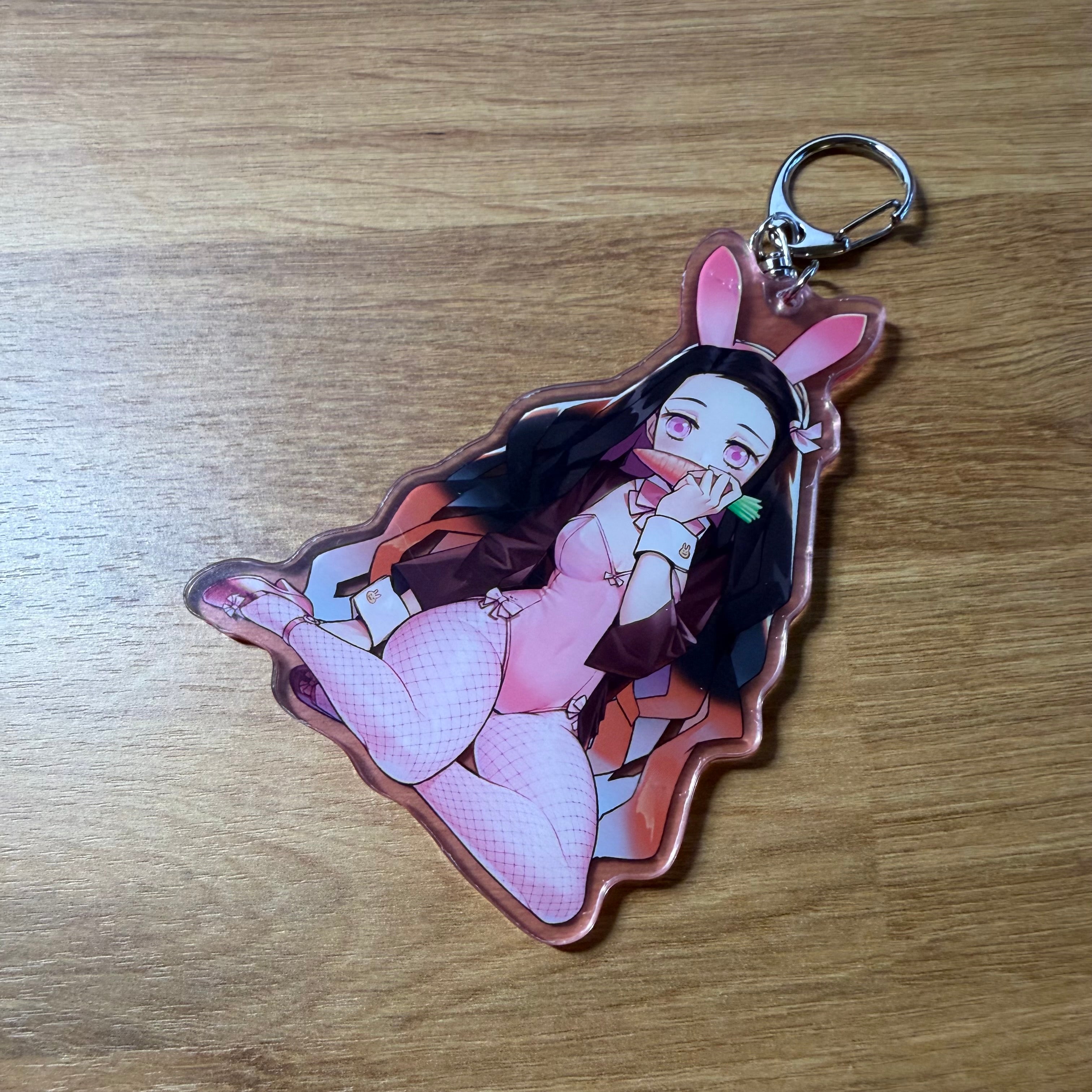 Bunny Nez Acrylic Keychain