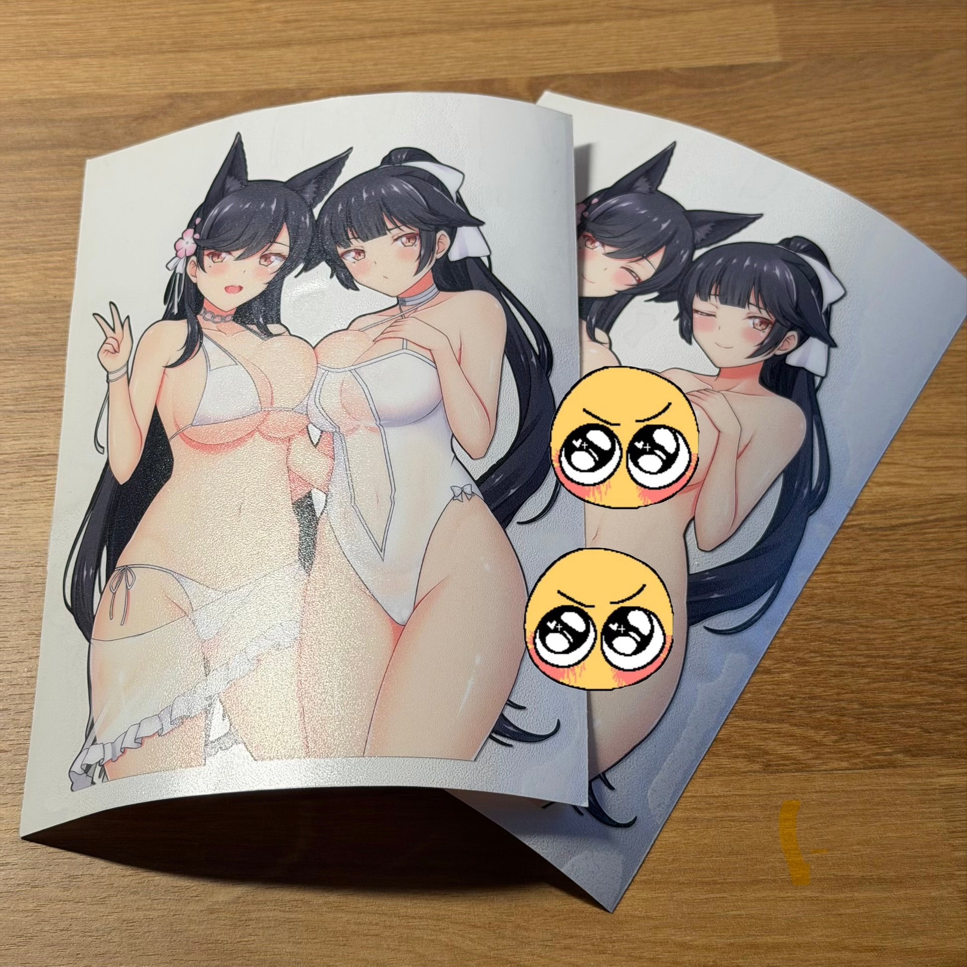 Atago & Takao Vinyl Sticker