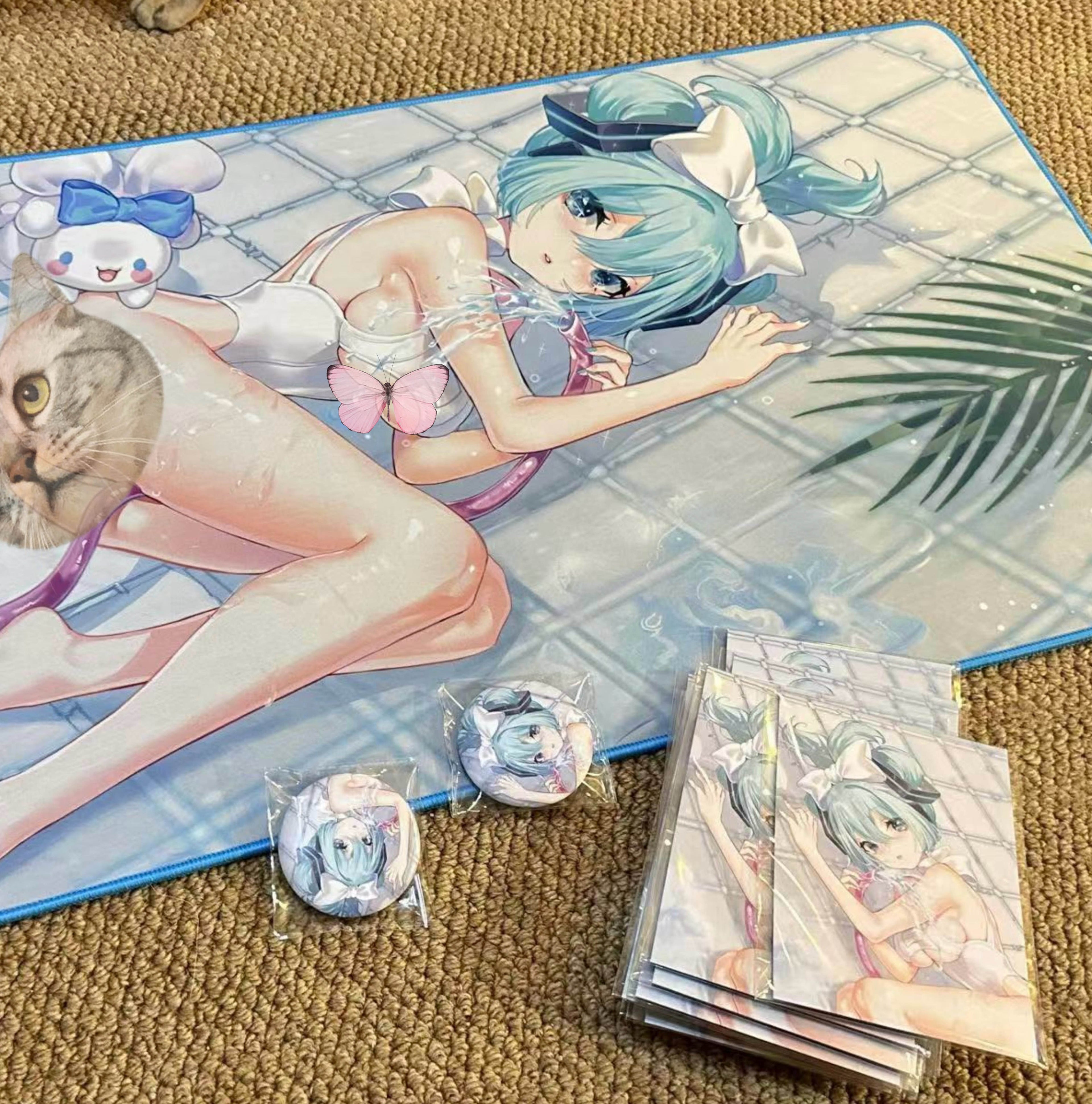 Pool Miku Desk Mat