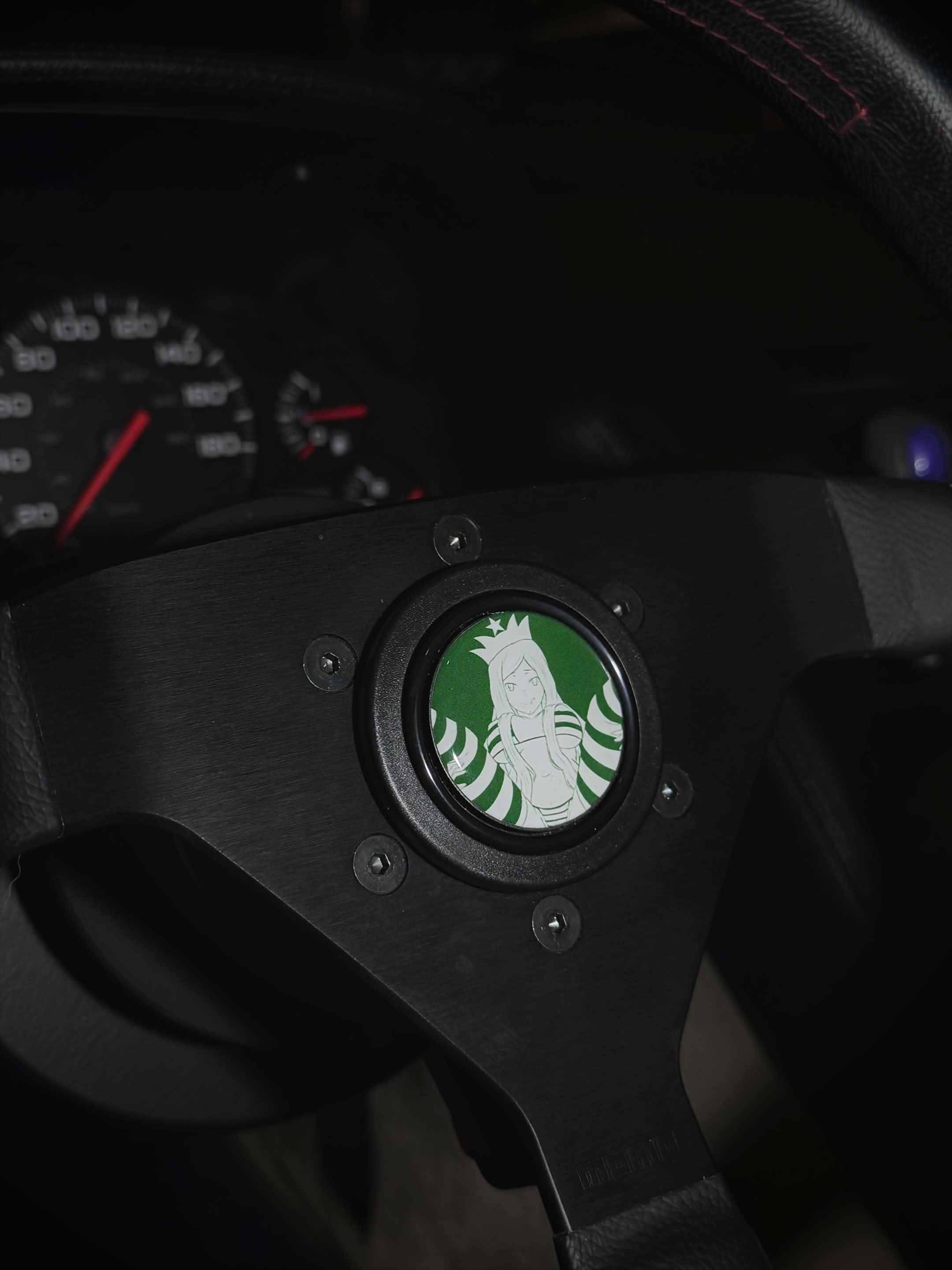 Coffee Waifu Horn Buttons (PRE-ORDER)
