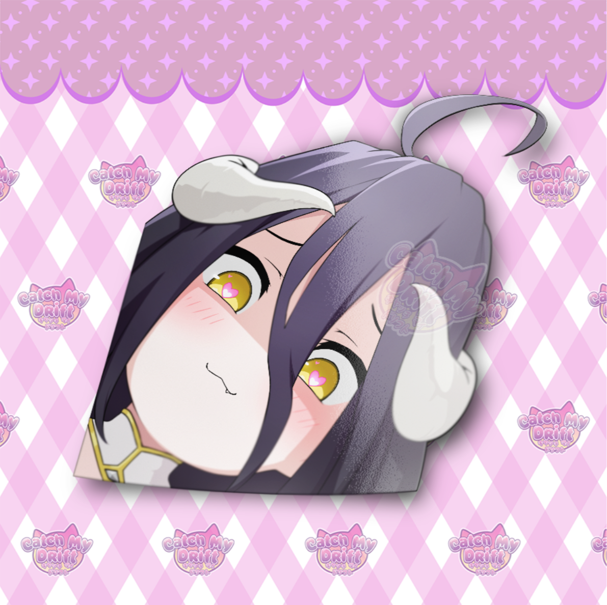 Albedo Corner Peek Vinyl Sticker