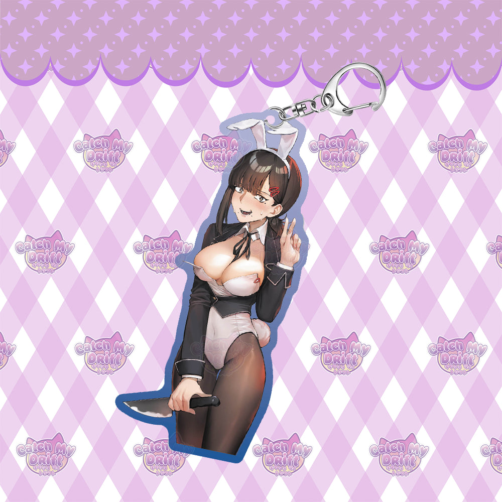 Bunny Kobebi Acrylic Keychain