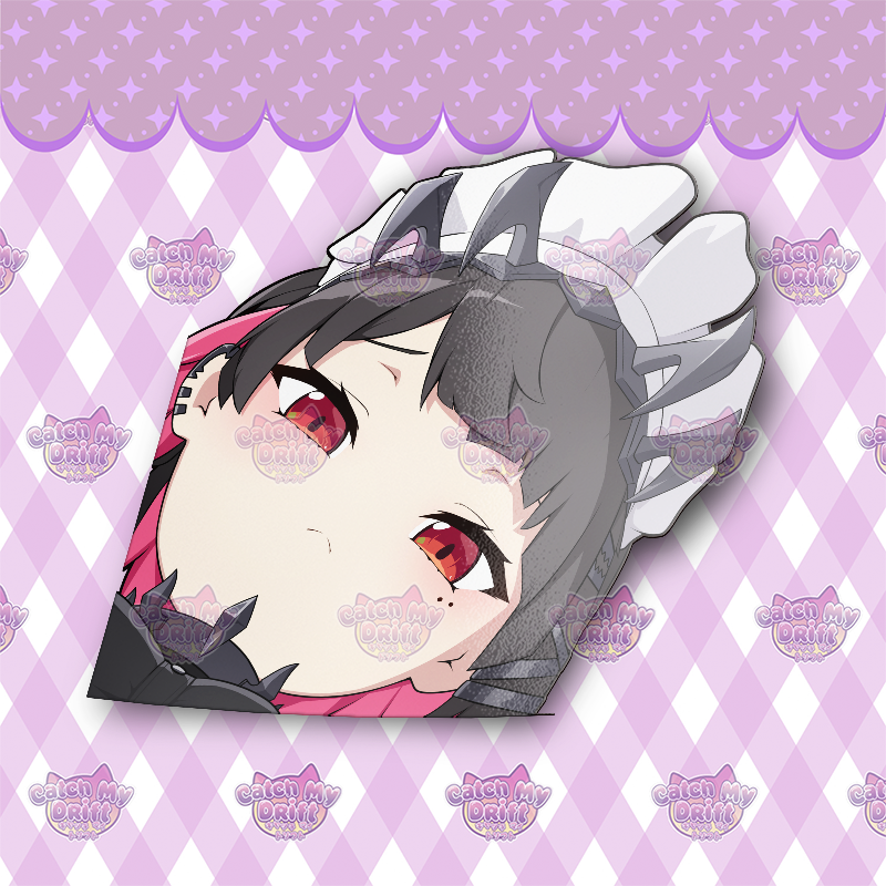 Ellen Corner Peek Vinyl Sticker