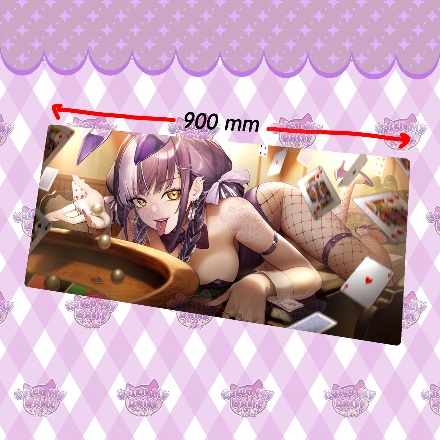 Casino Bunnies- Emi Desk Mat