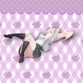 Schoolgirl Zero Two Vinyl Sticker