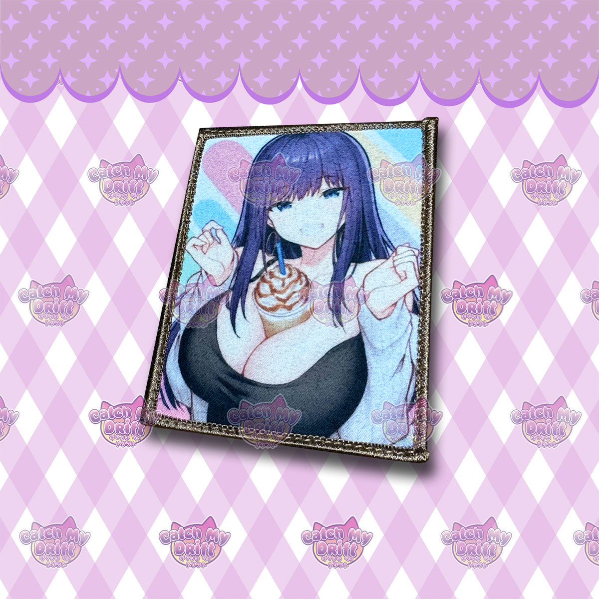 Frappe Girl Velcro Patch