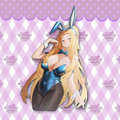 Bunny Alpha Vinyl Sticker