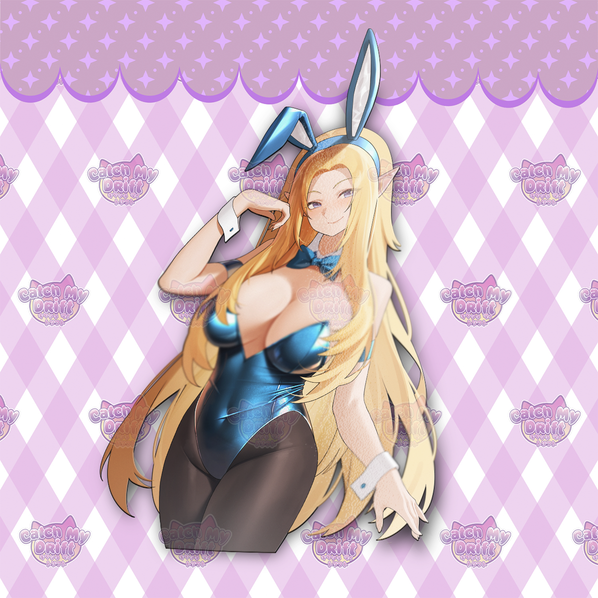 Bunny Alpha Vinyl Sticker