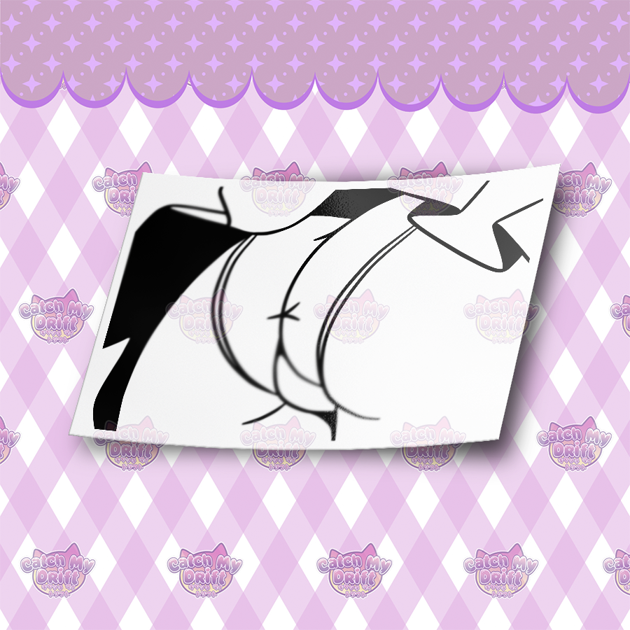 Skirt Lift Mirror Decal