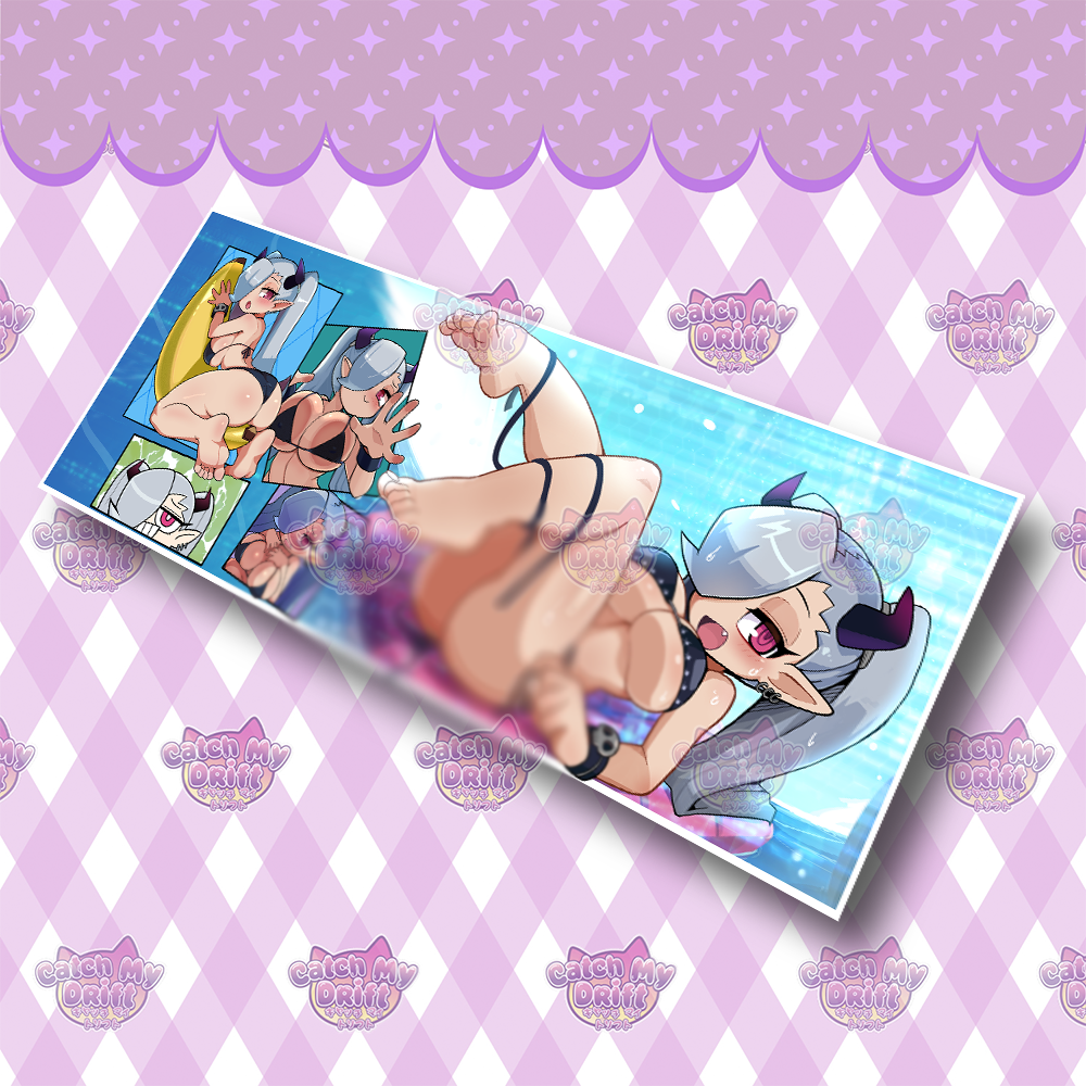 Beach Devil-Chan Desk Mat