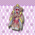 ANGIETHEBUNNIE - Oni Succ Velcro Acrylic Patch (LIMITED)