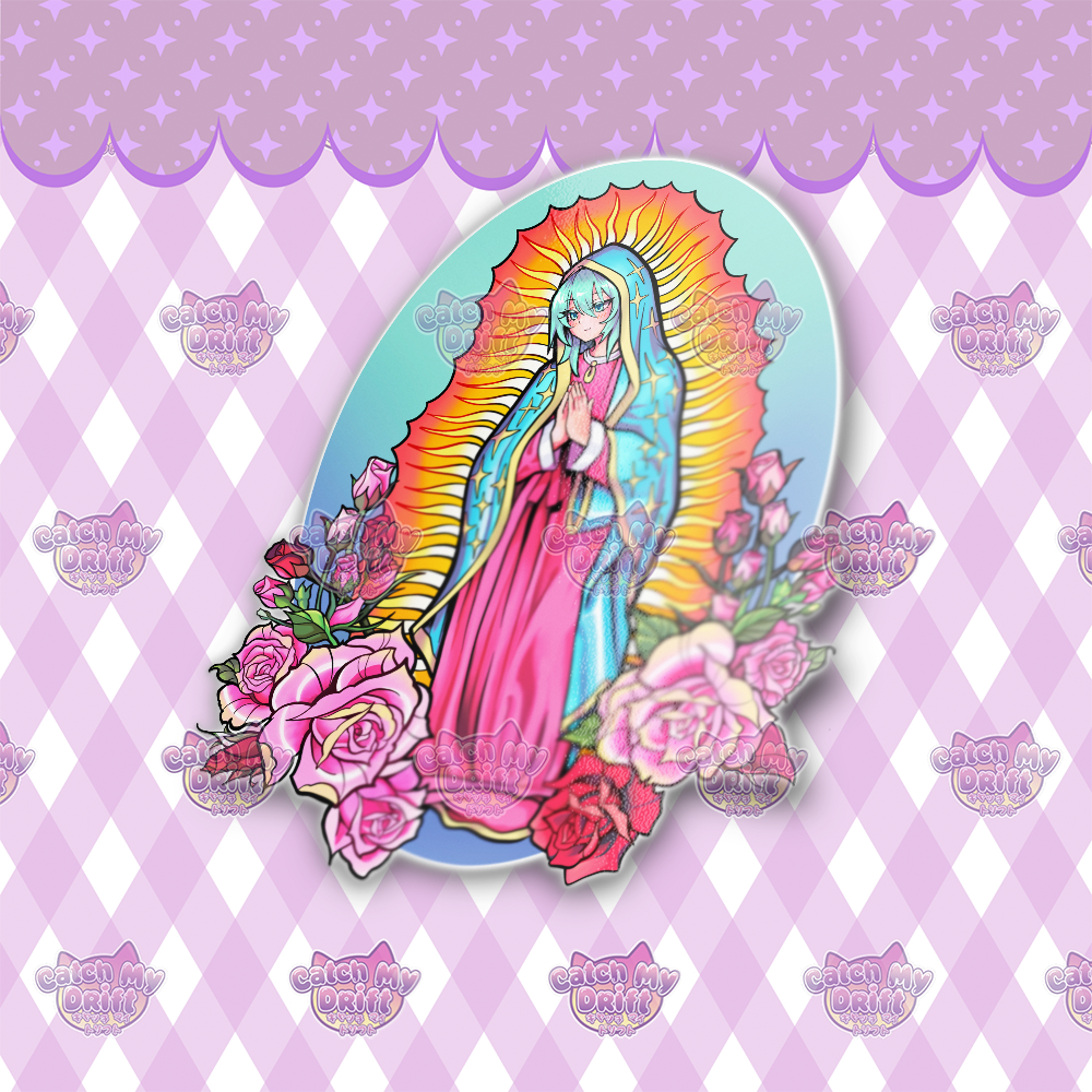 Kawaii Mary Vinyl Sticker