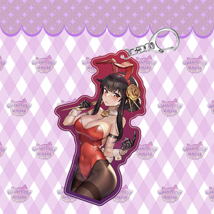 Bunny Mama Acrylic Keychain