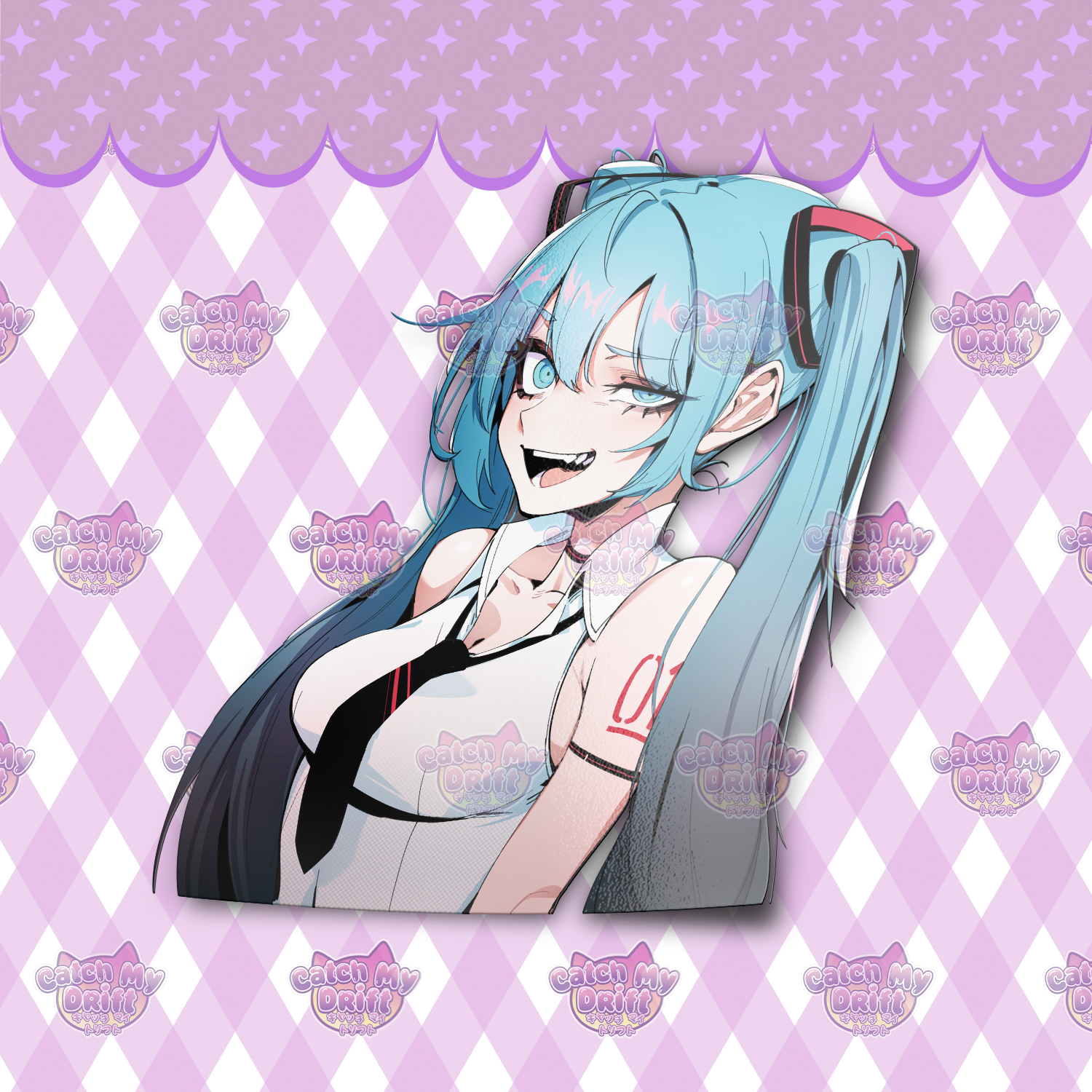 JK Miku Vinyl Sticker