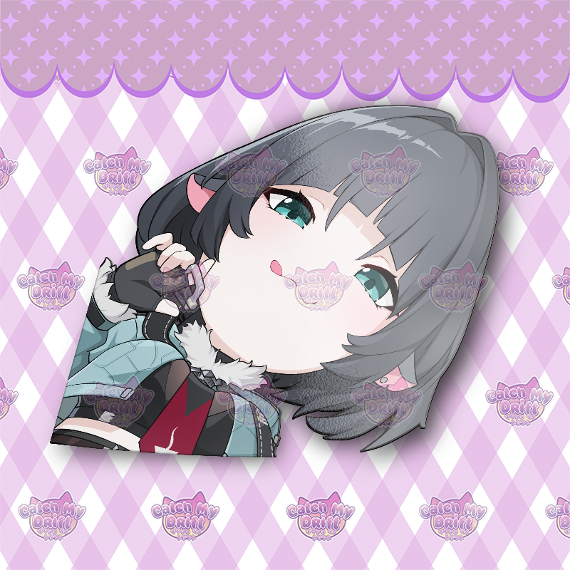 Jane Doe Corner Peek Vinyl Sticker