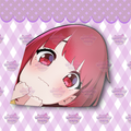 Kana Corner Peek Vinyl Sticker