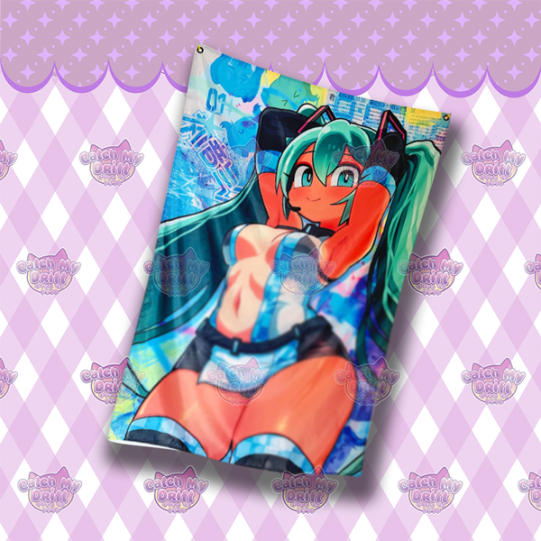 [MM Collab] Racing Summer Miku Flag