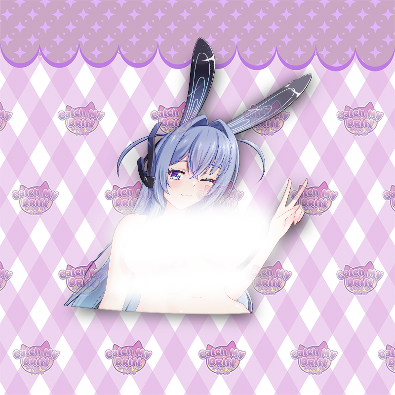Bunny New Jersey Bust Vinyl Sticker