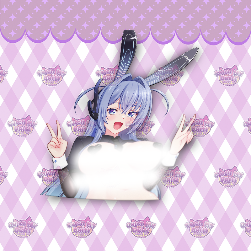 Bunny New Jersey Bust Vinyl Sticker
