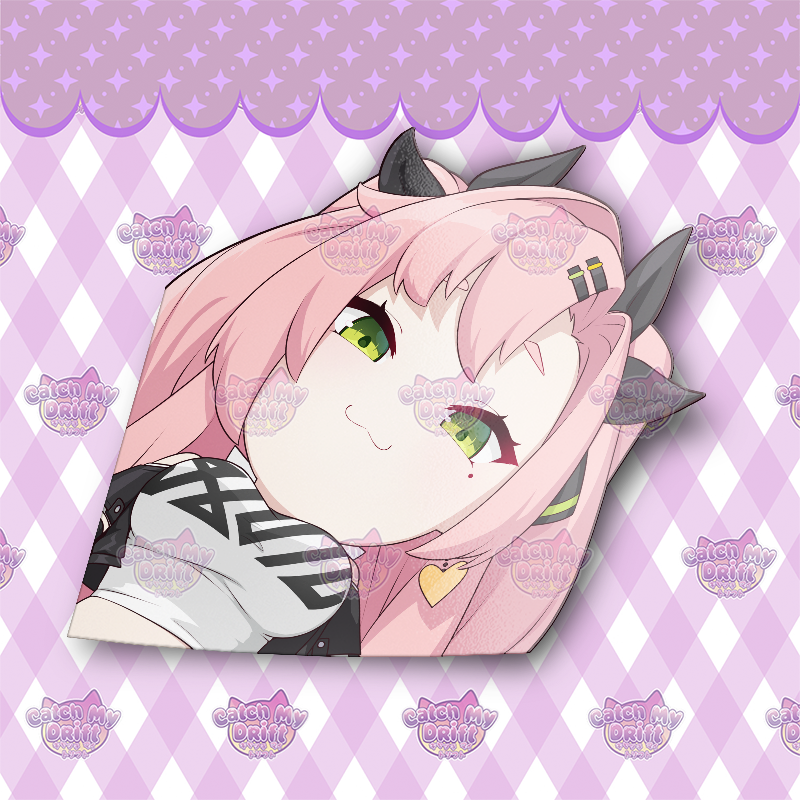 Nicole Corner Peek Vinyl Sticker