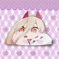 Powa Peek Vinyl Sticker
