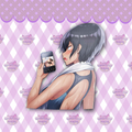 Sanpaku Girl Vinyl Sticker