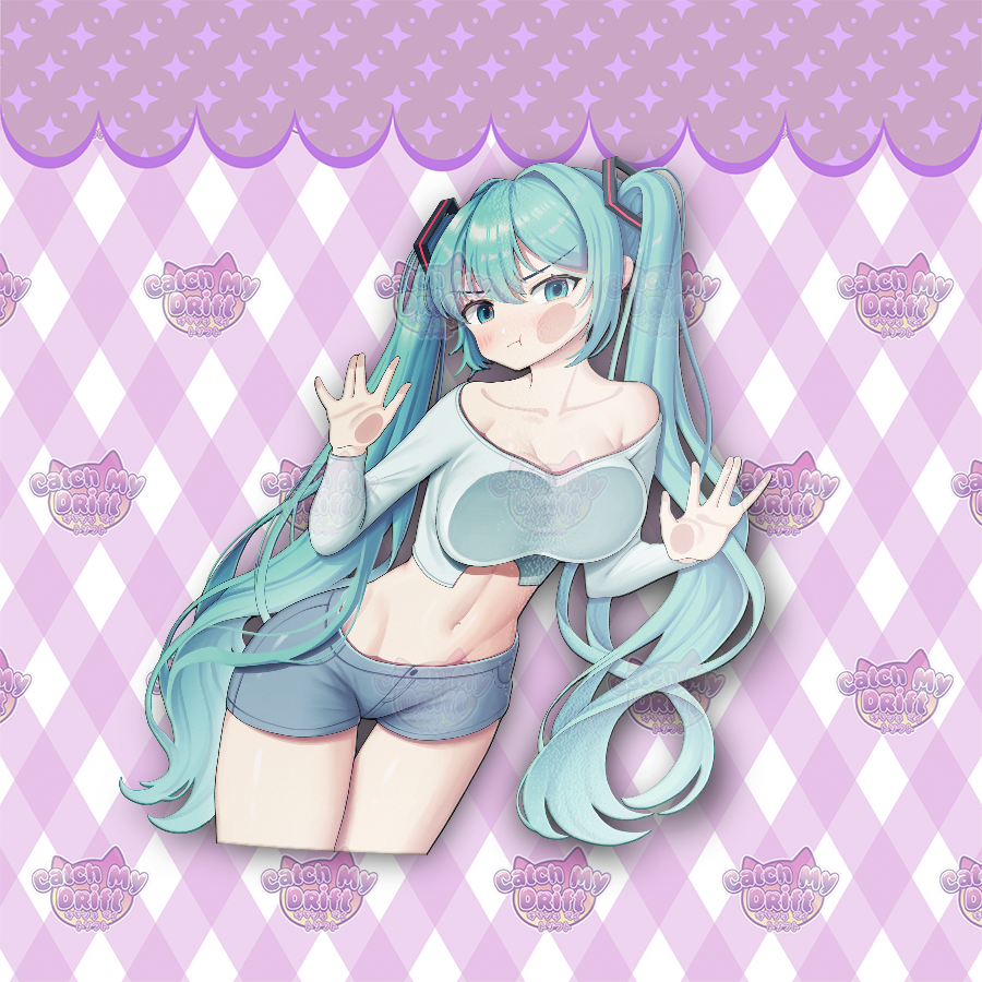 Squish Miku Vinyl Sticker