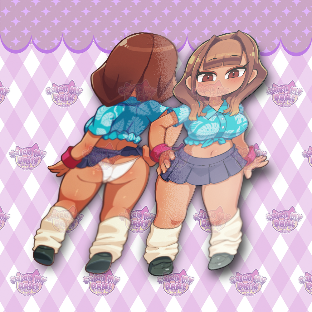 Trader Ho Double-Sided Reverse Sticker