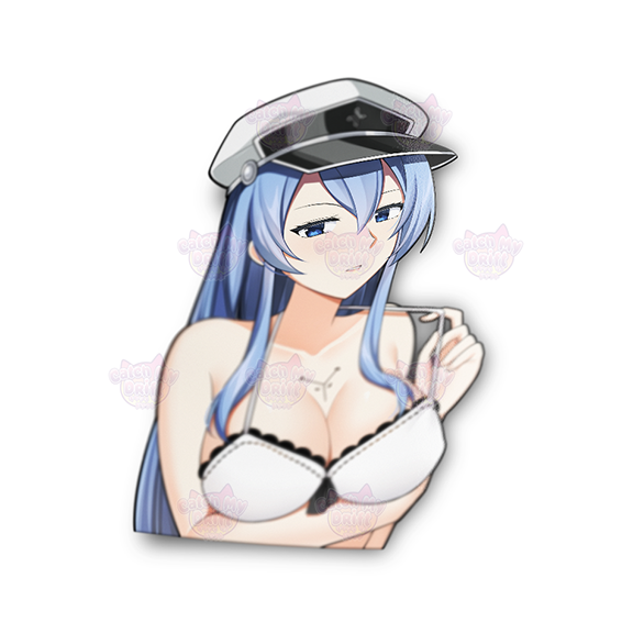 Esdeath Bust Vinyl Sticker