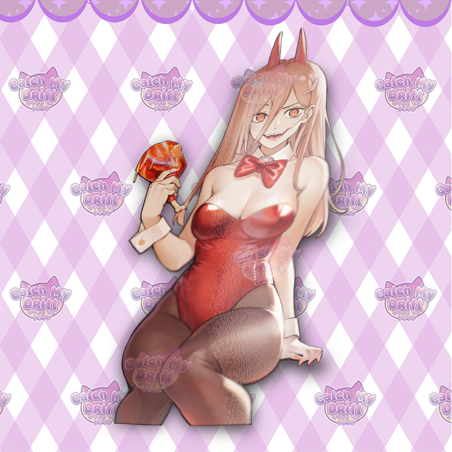 Bunny Powa Vinyl Sticker