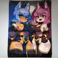 Wolf Duo Wall Flag